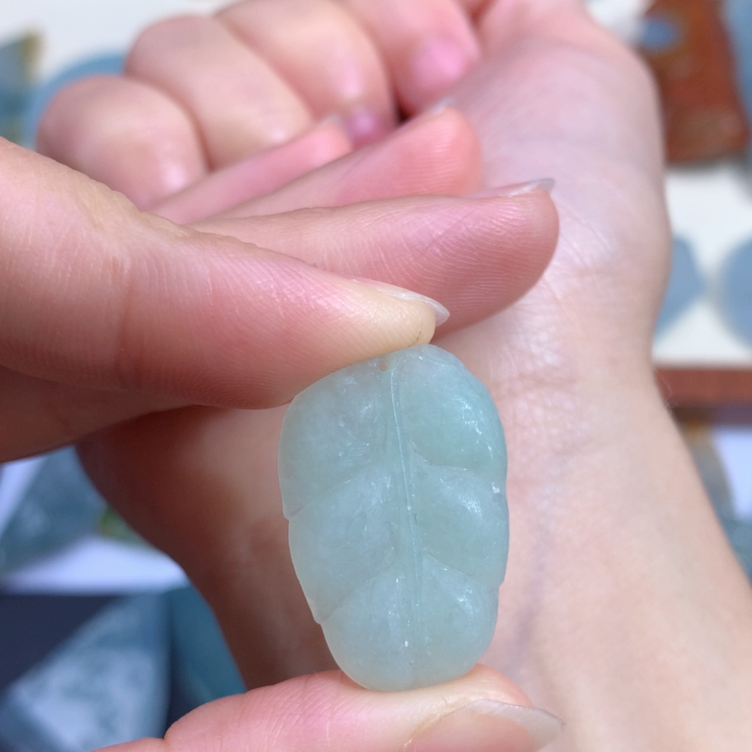 定制翡翠未镶嵌天然缅甸翡翠包抛光包抛光