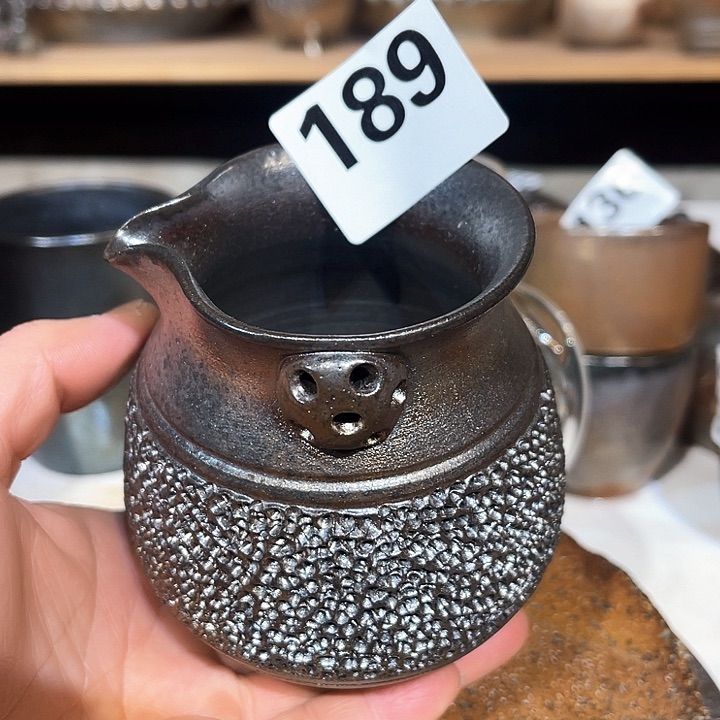 杯高温柴烧陶泥公杯