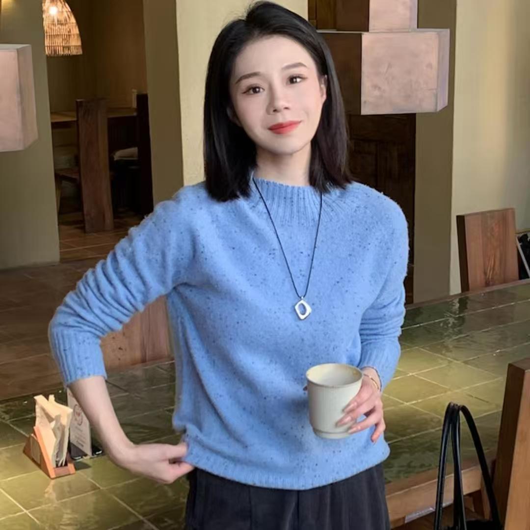 【澳洲羊毛】软糯亲肤秋冬保暖高领毛衣拉夏贝尔.850.BY宝