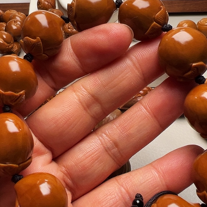 橄榄核手串/手链寿桃串