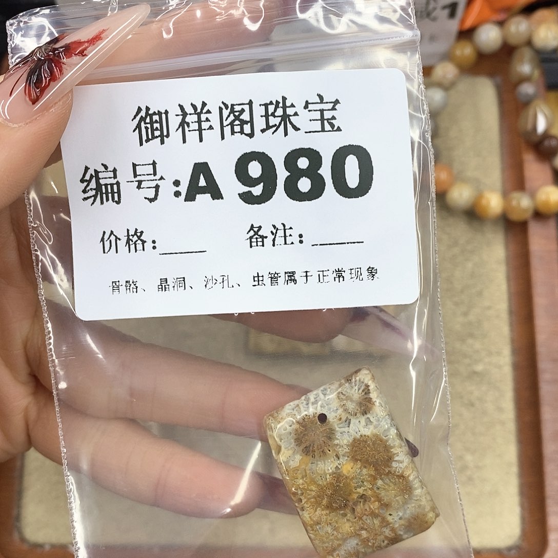 硅化珊瑚（珊瑚玉）颈饰未镶嵌不*钢