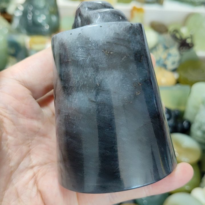 岫玉未镶嵌手把件款式