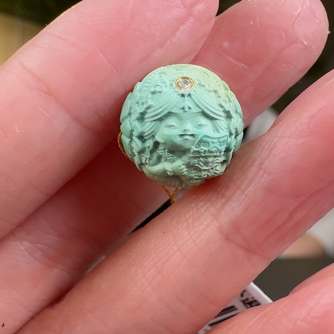 绿松石珠宝奇石未镶嵌