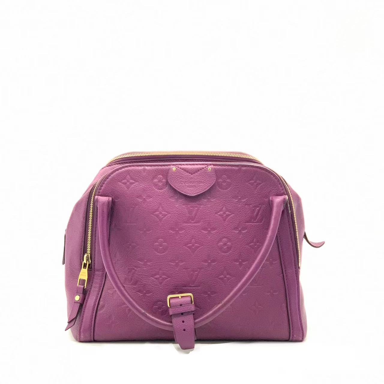 95新 LouisVuitton/路易威登 紫色印花饭盒包