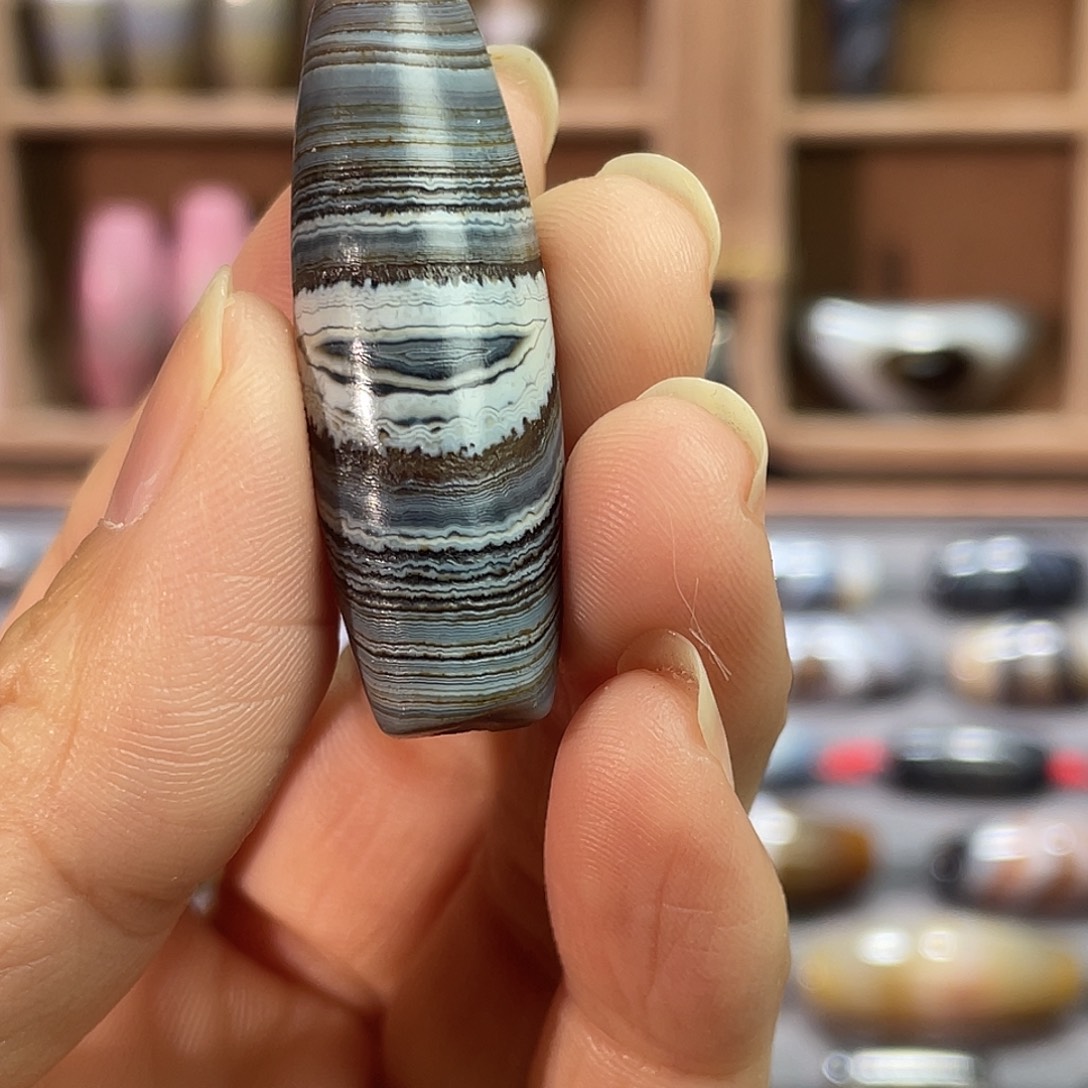 阿***.玛瑙/玉髓合金颈饰