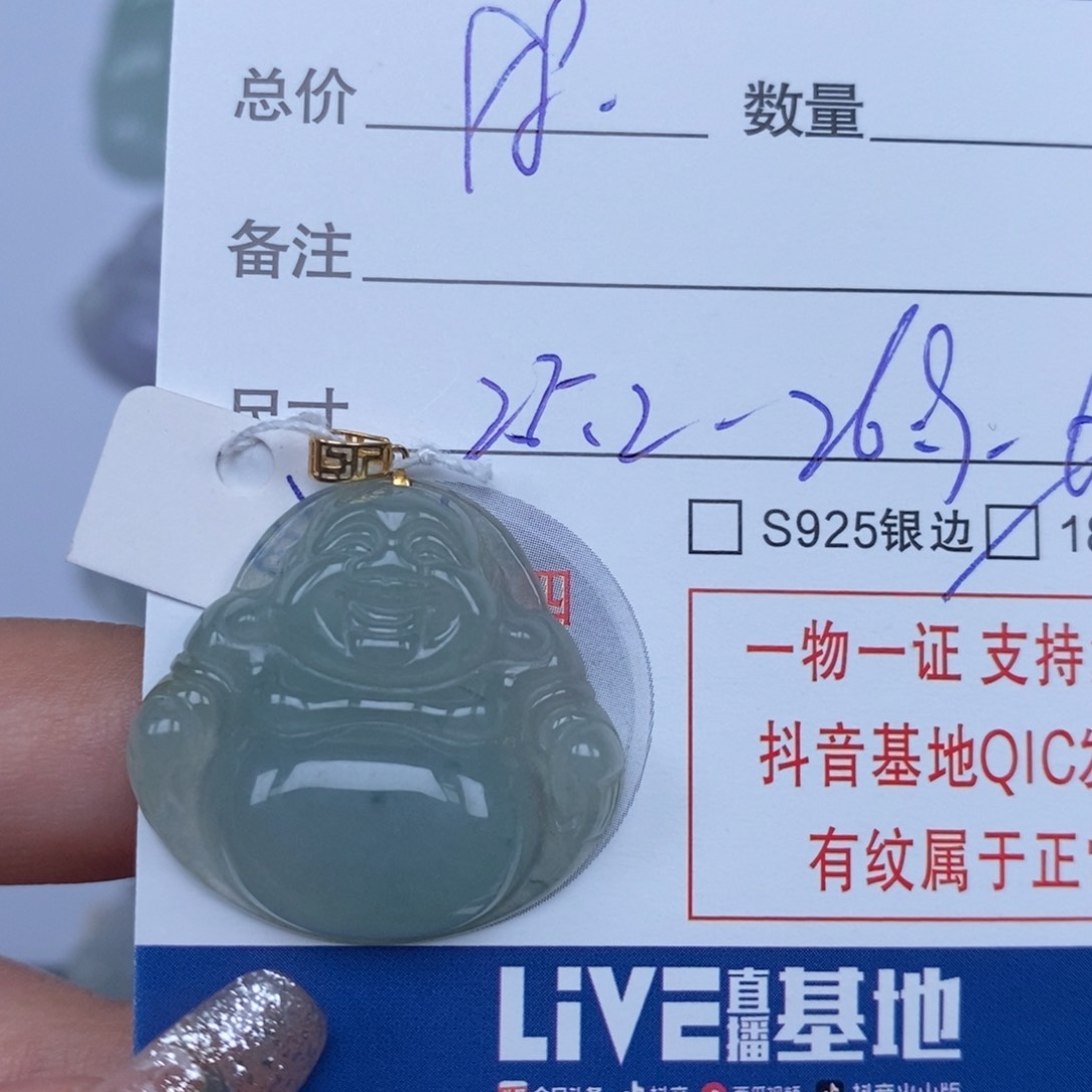 翡翠颈饰未镶嵌天然