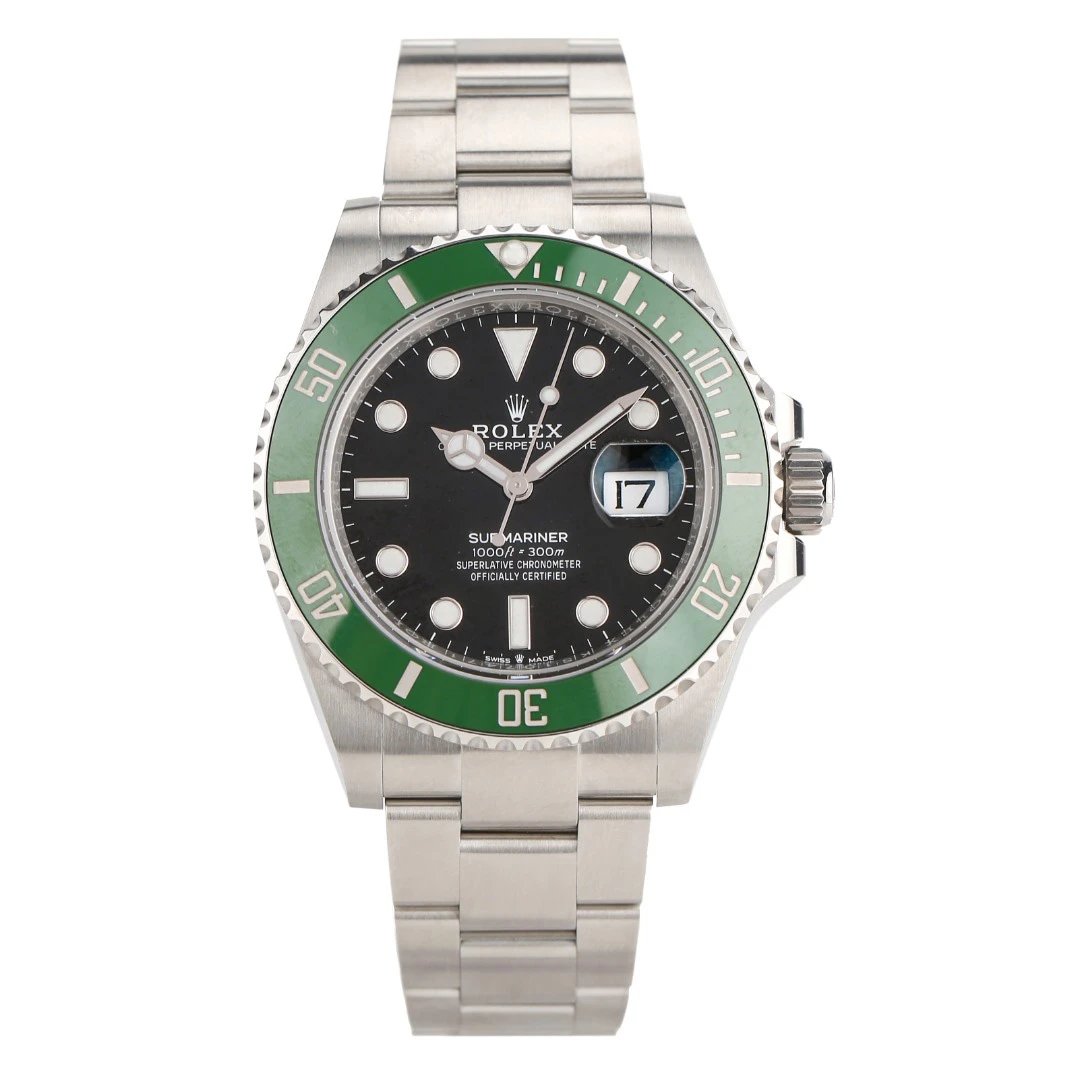 全新未使用 Rolex/劳力士 礼尚往来25年2月126610绿水鬼E9G17
