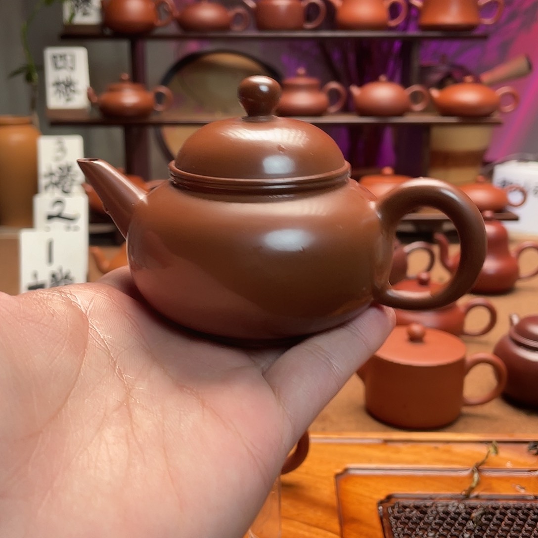 紫砂茶壶?***志水平潮州手拉