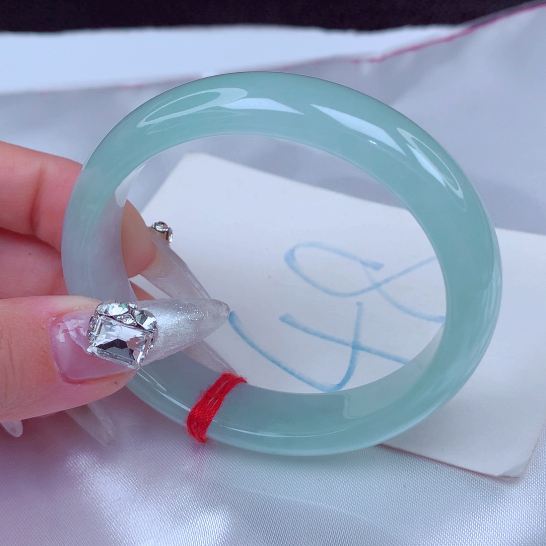 翡翠手镯未镶嵌天然缅甸翡翠A货手镯 贵妃