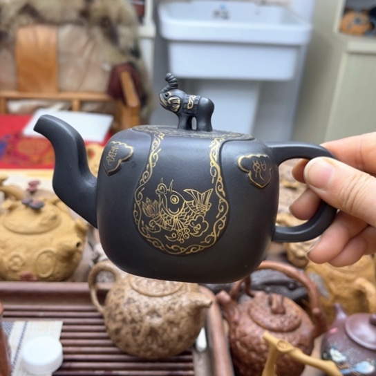 紫砂茶案紫砂茶具礼盒套装包邮