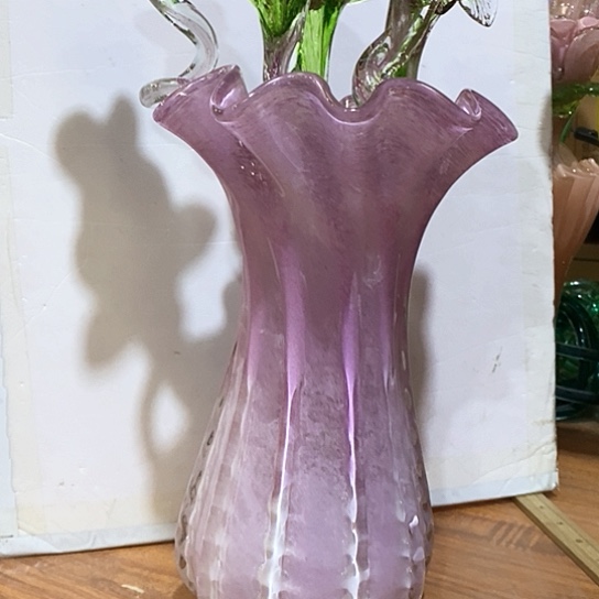 琉璃花瓶高32厘米口径18厘米