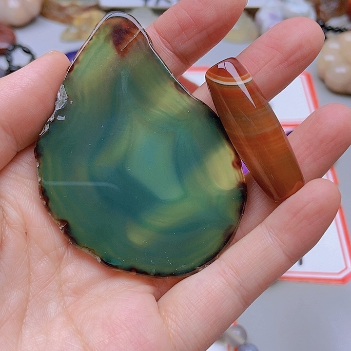 【闪购商品】未镶嵌玛瑙/玉髓珠宝半成品胖****脸