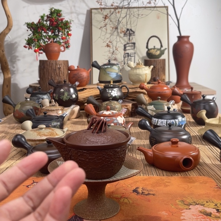 铜*豆常滑烧石井秀山侧把