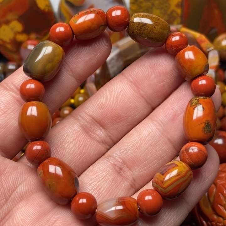 玛瑙/玉髓手串未镶嵌