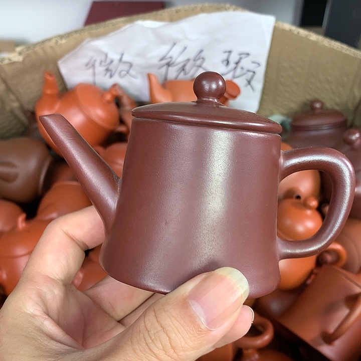 紫砂茶壶原矿朱泥茶壶茶具家用120