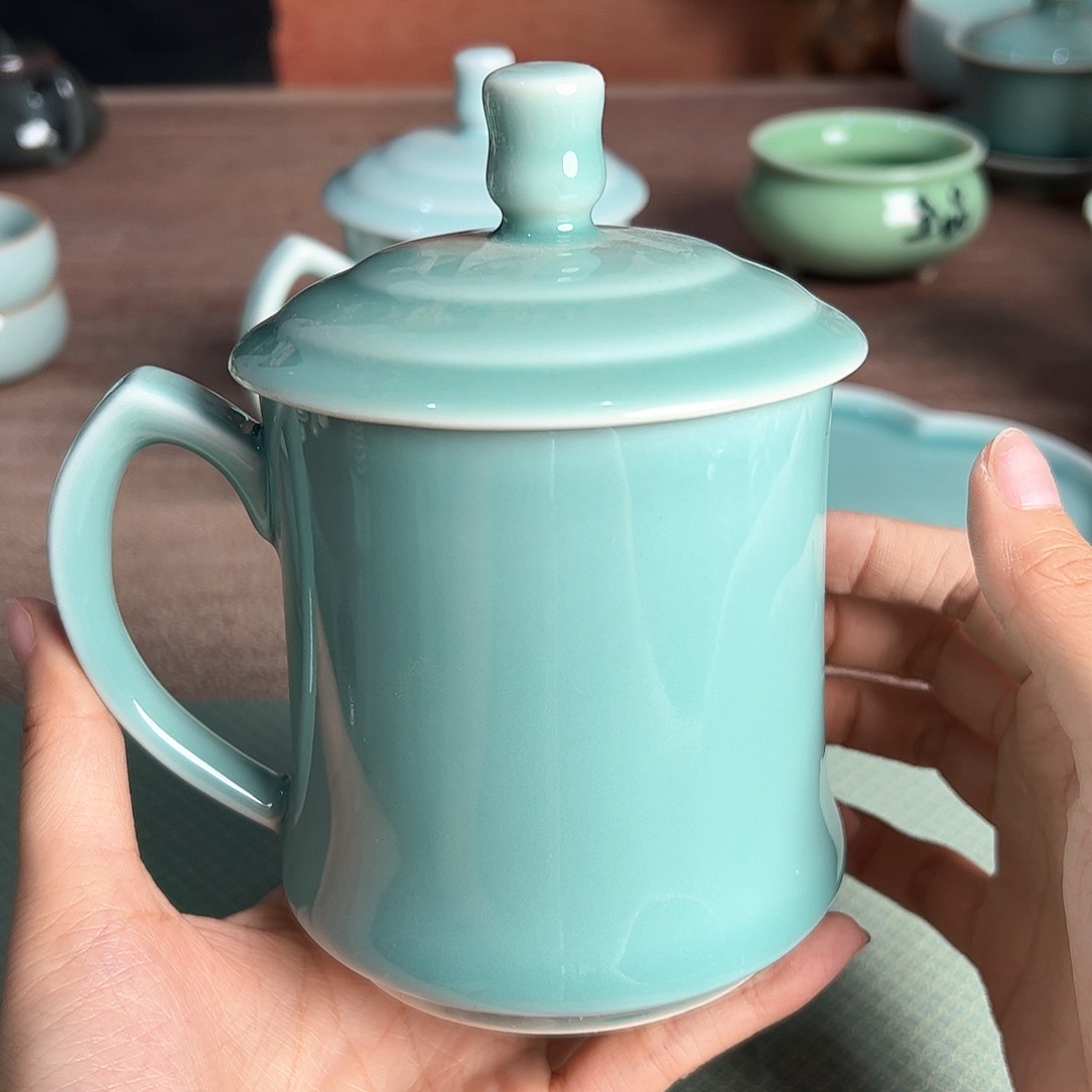 云间青瓷龙泉小米茶器