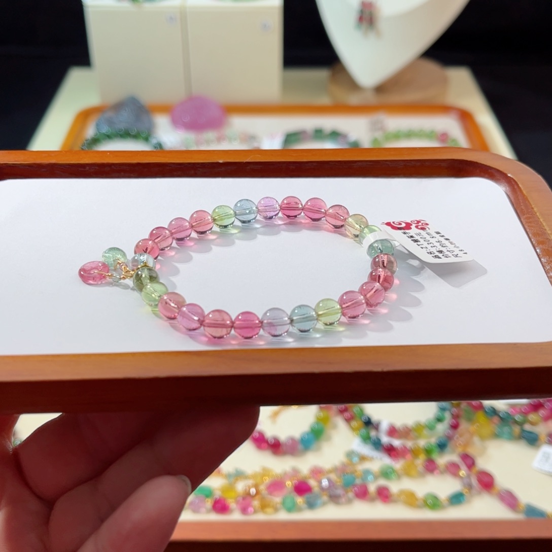 碧玺手串未镶嵌夏*?手串