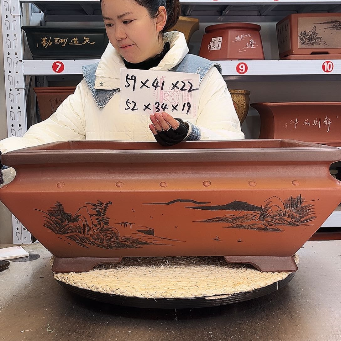 紫砂花盆紫砂花盆