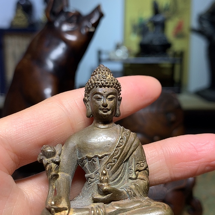 铜小佛摆件 空间美学