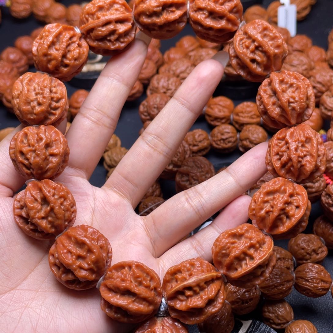 文玩核桃手串龙脊纹111