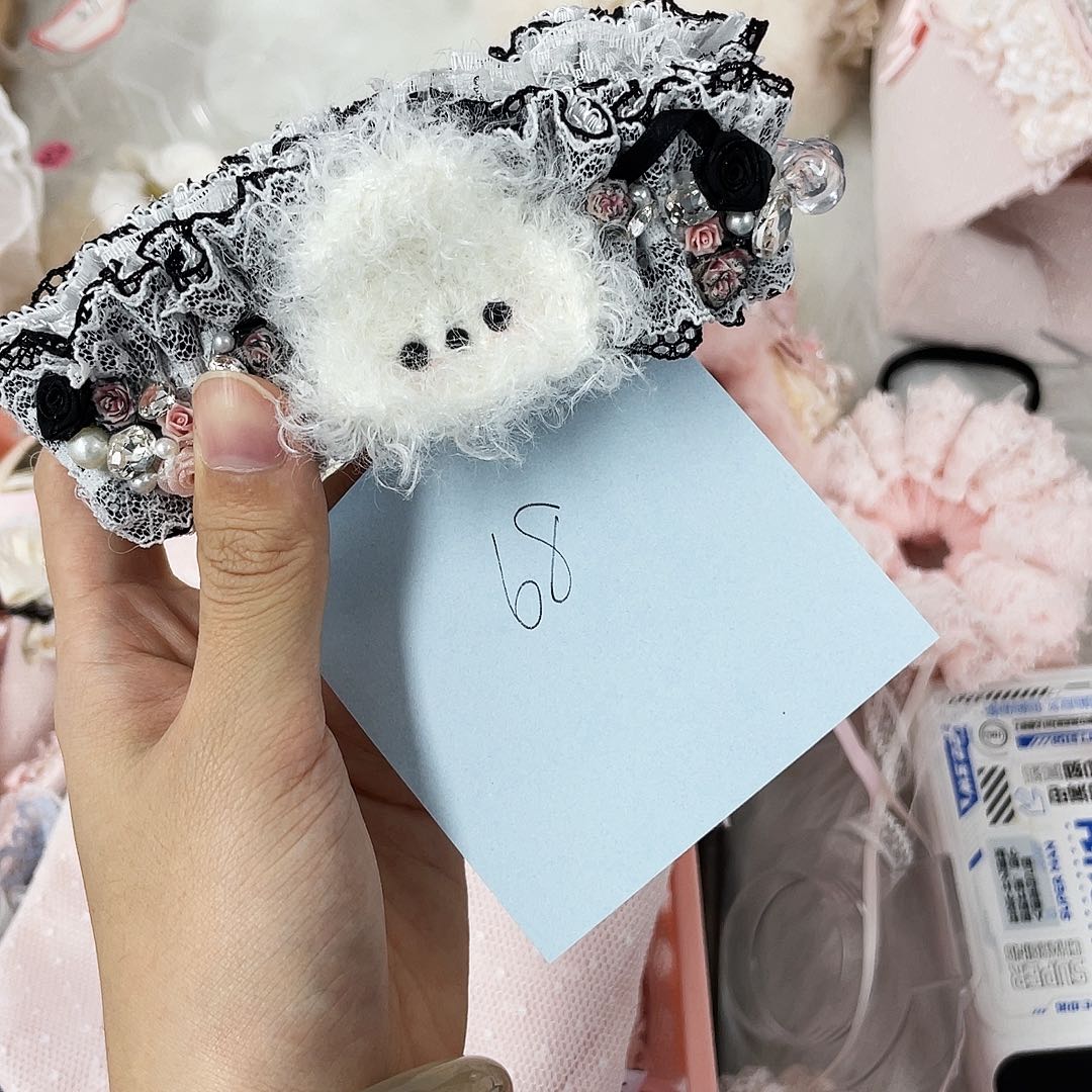 布艺铁合金发夹发饰