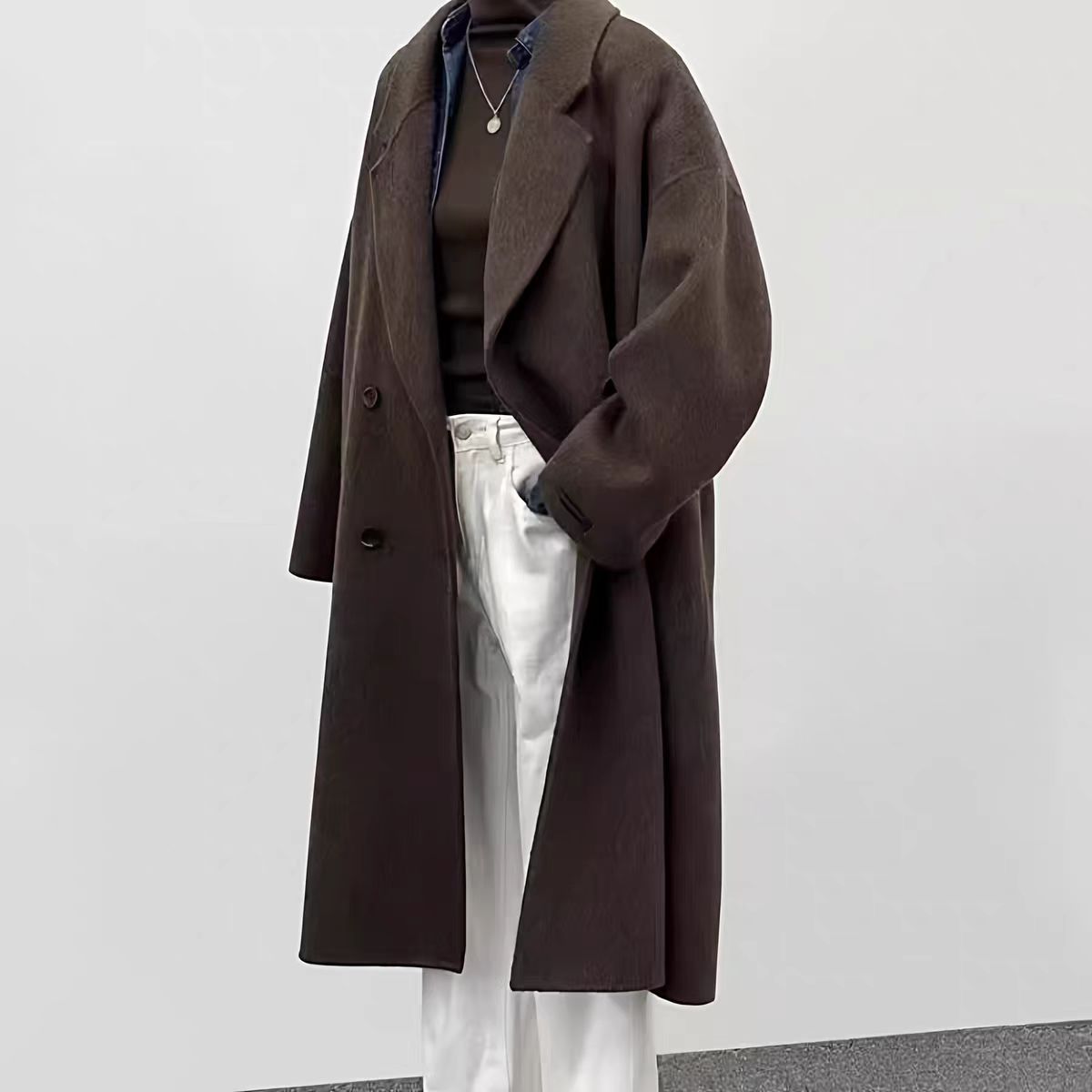 (71-140)外套棉服毛衣开衫打底衫女秋冬新款牛仔阔腿裤