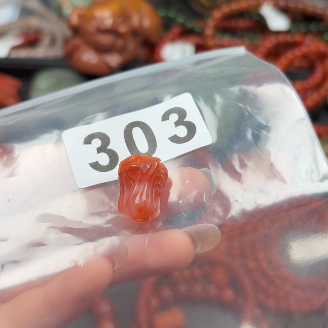 南红玛瑙珠宝半成品未镶嵌17.6