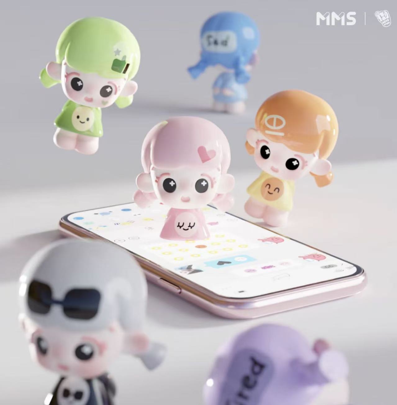 【拆盒】倒倒-心情工坊系列萌粒潮玩盲袋可爱挂件手办