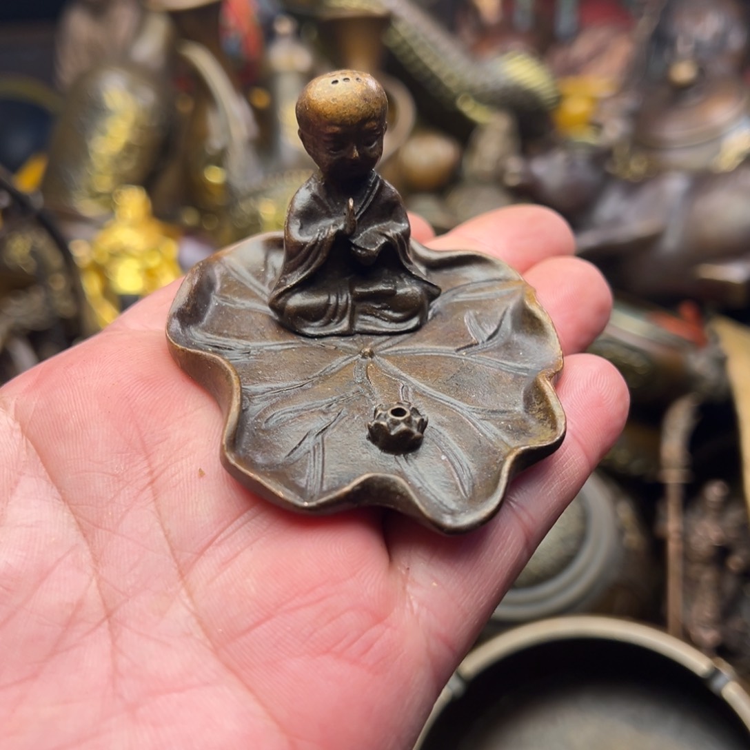 茶壶香炉铜器摆件