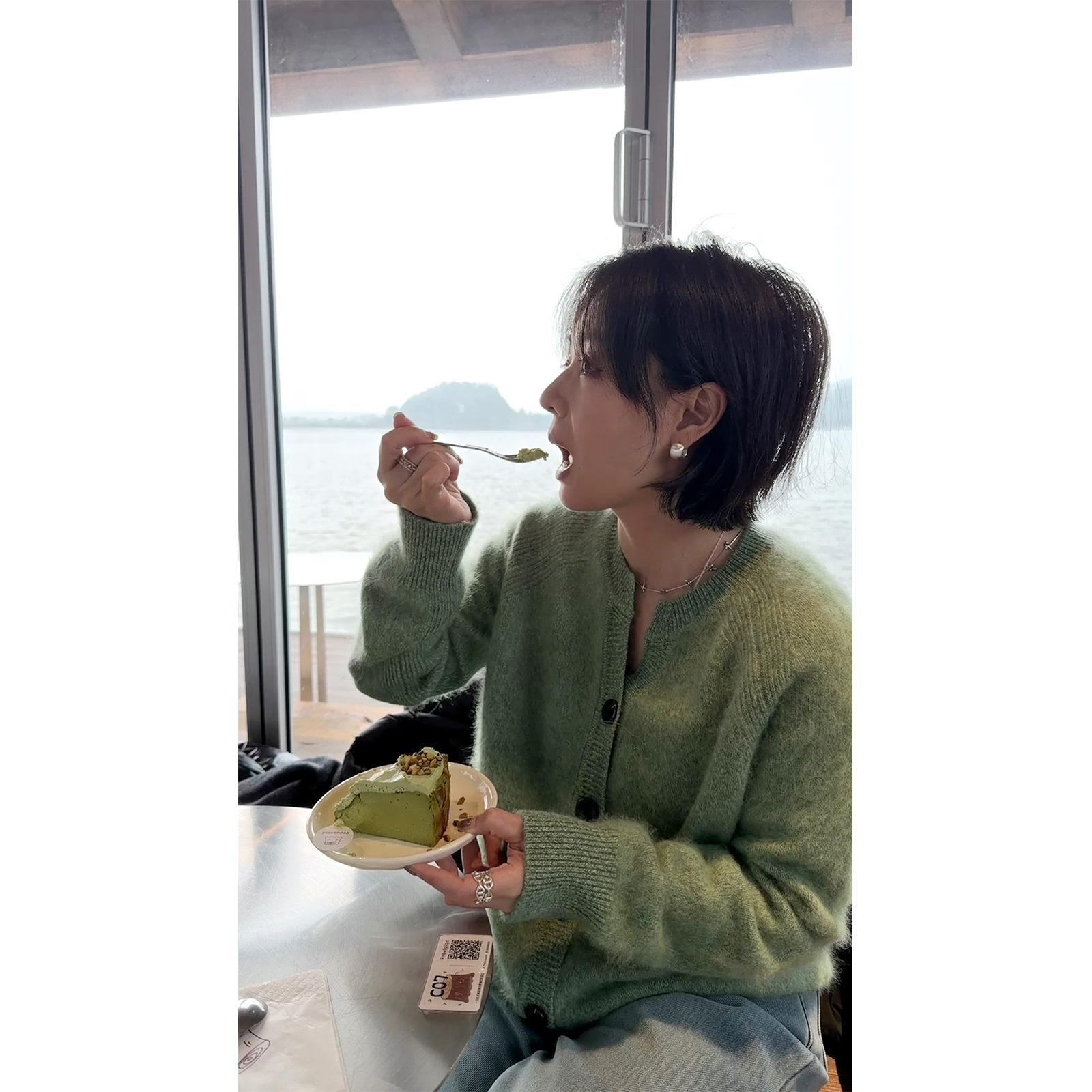 苏安家｜“牛油果巴斯克”羊毛羊绒拉绒毛衣加厚双股纱羊毛衫开衫