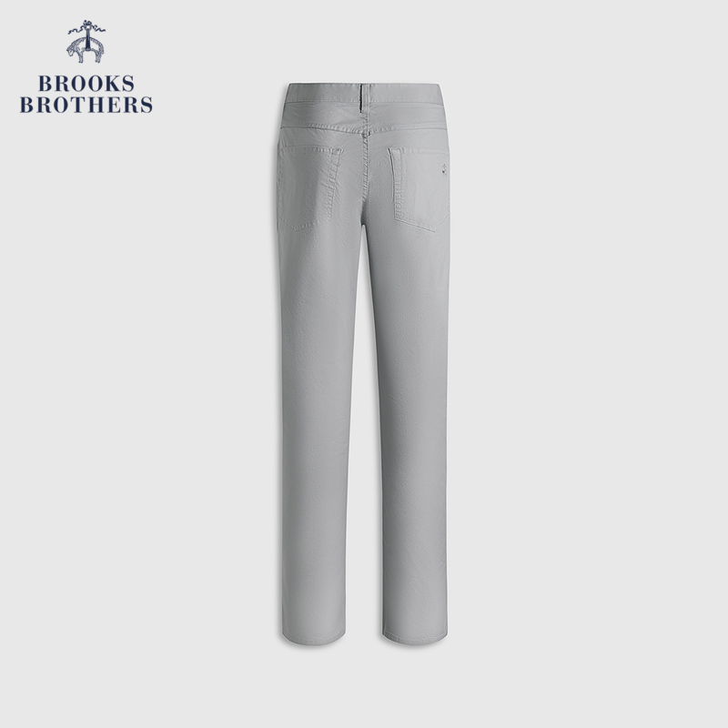 Brooks Brothers/布克兄弟男士25早秋新品挺阔弹力按扣休闲长裤