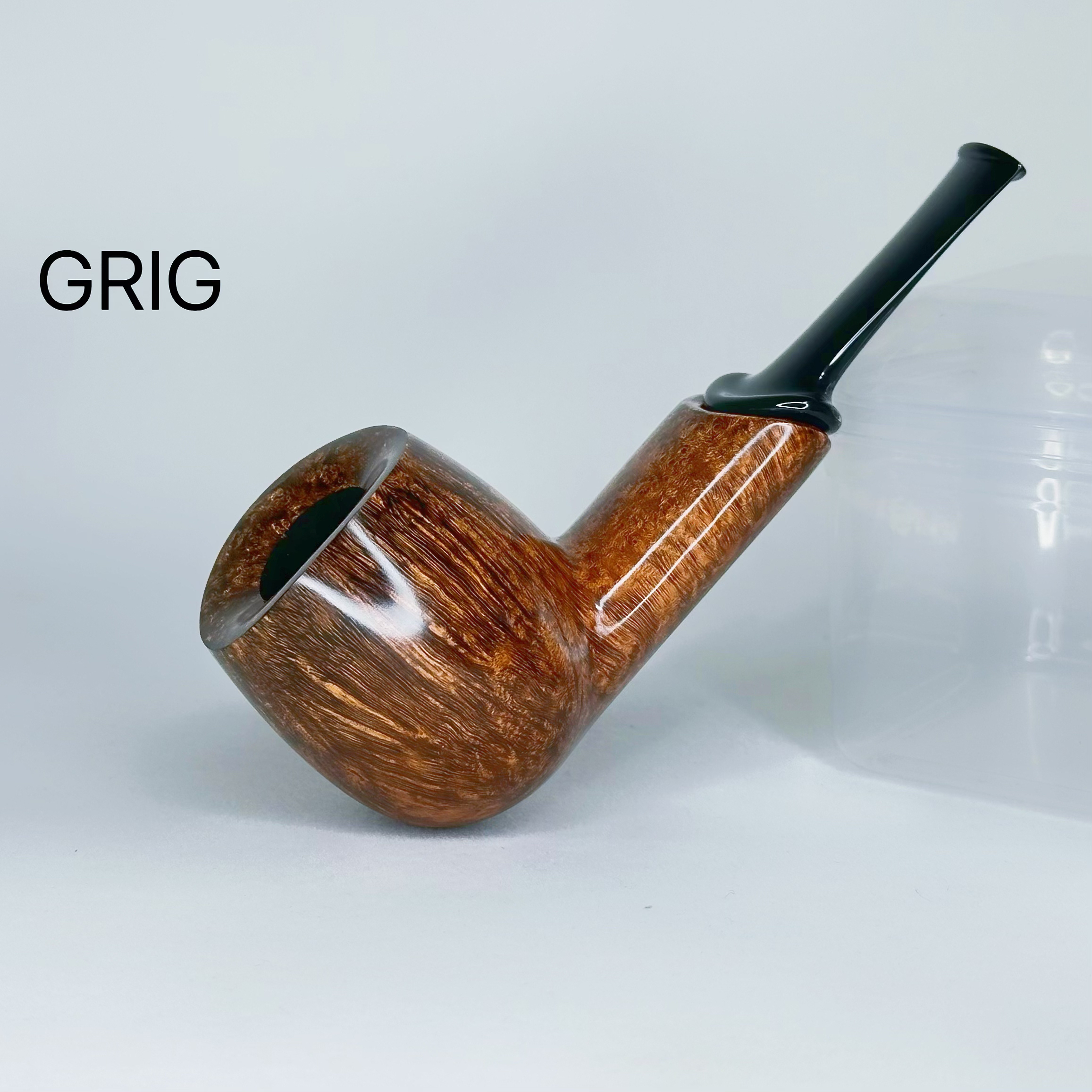 俄罗斯格里GRIG 光面磁吸石楠木手工烟斗