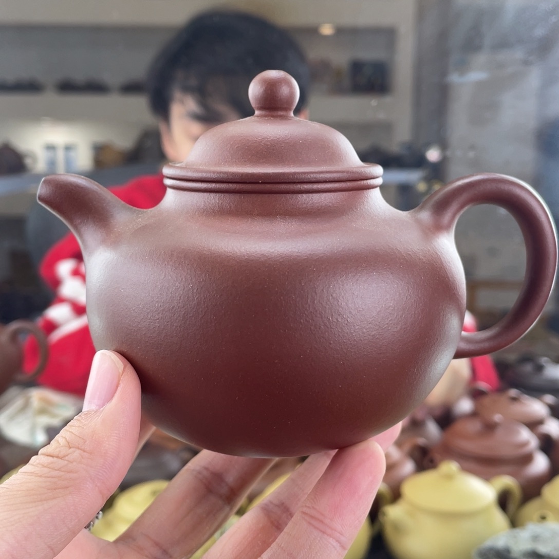 紫砂茶壶300cc红皮龙茶壶