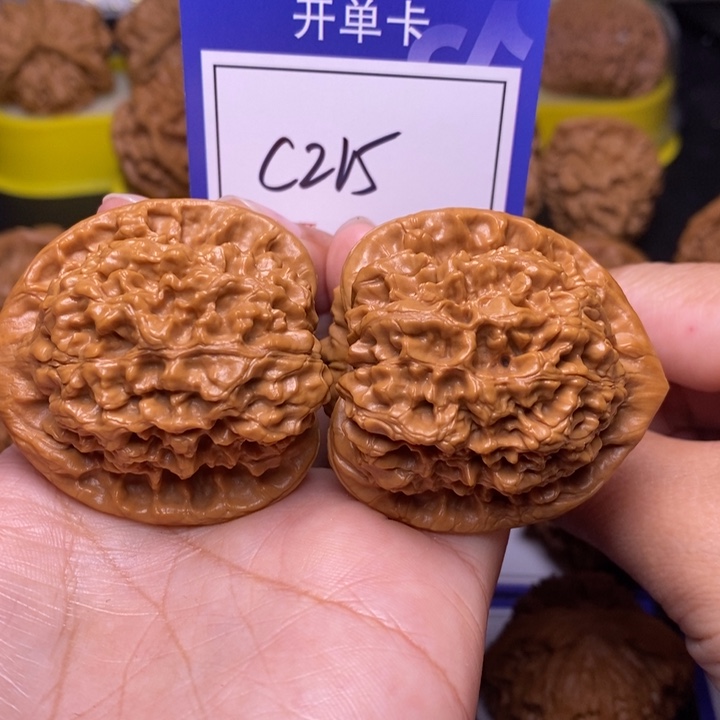 把件文玩核桃44官帽c215