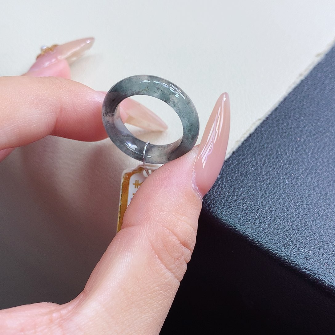 未镶嵌戒指翡翠9-10号