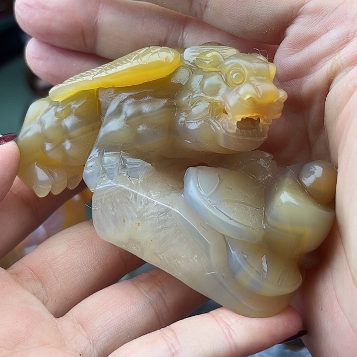 玛瑙/玉髓吊坠未镶嵌Z*Z