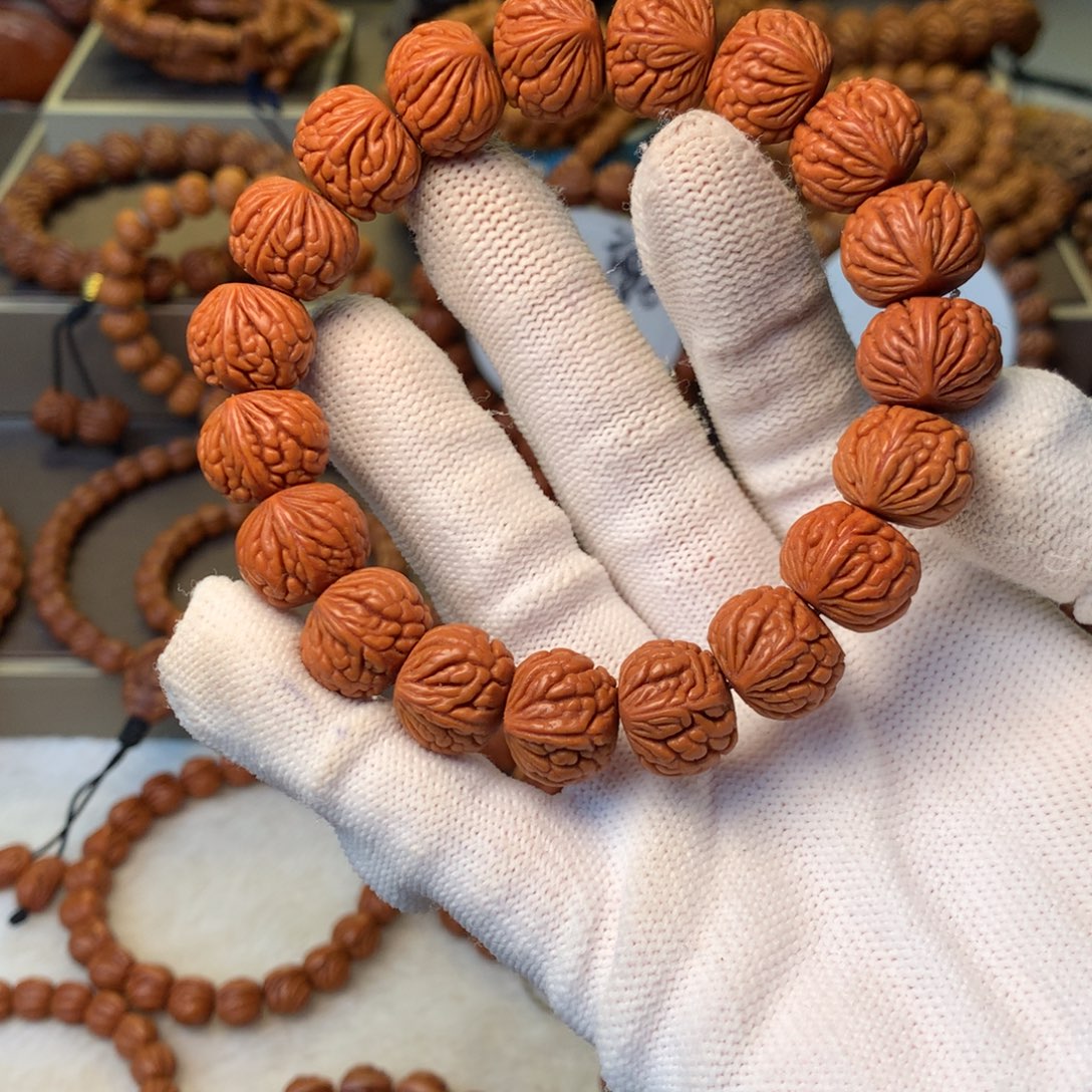 手串桃核秦岭龙纹