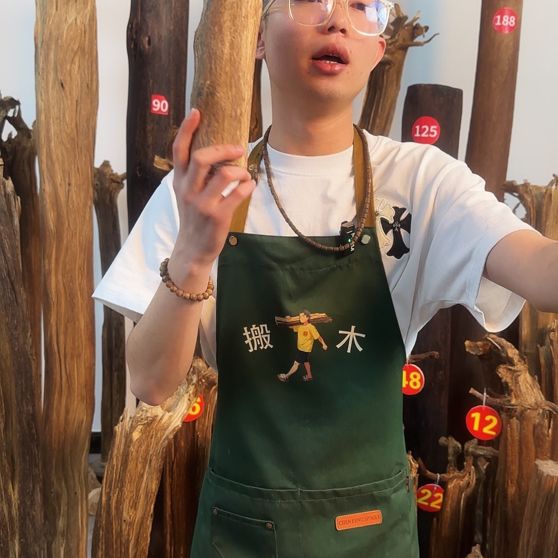 沉香摆件天然沉香原木摆件➕底座