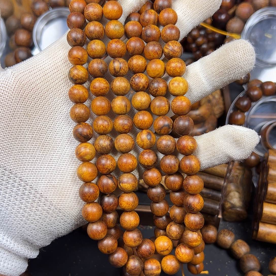 贡木10多圈红油手串定制福利