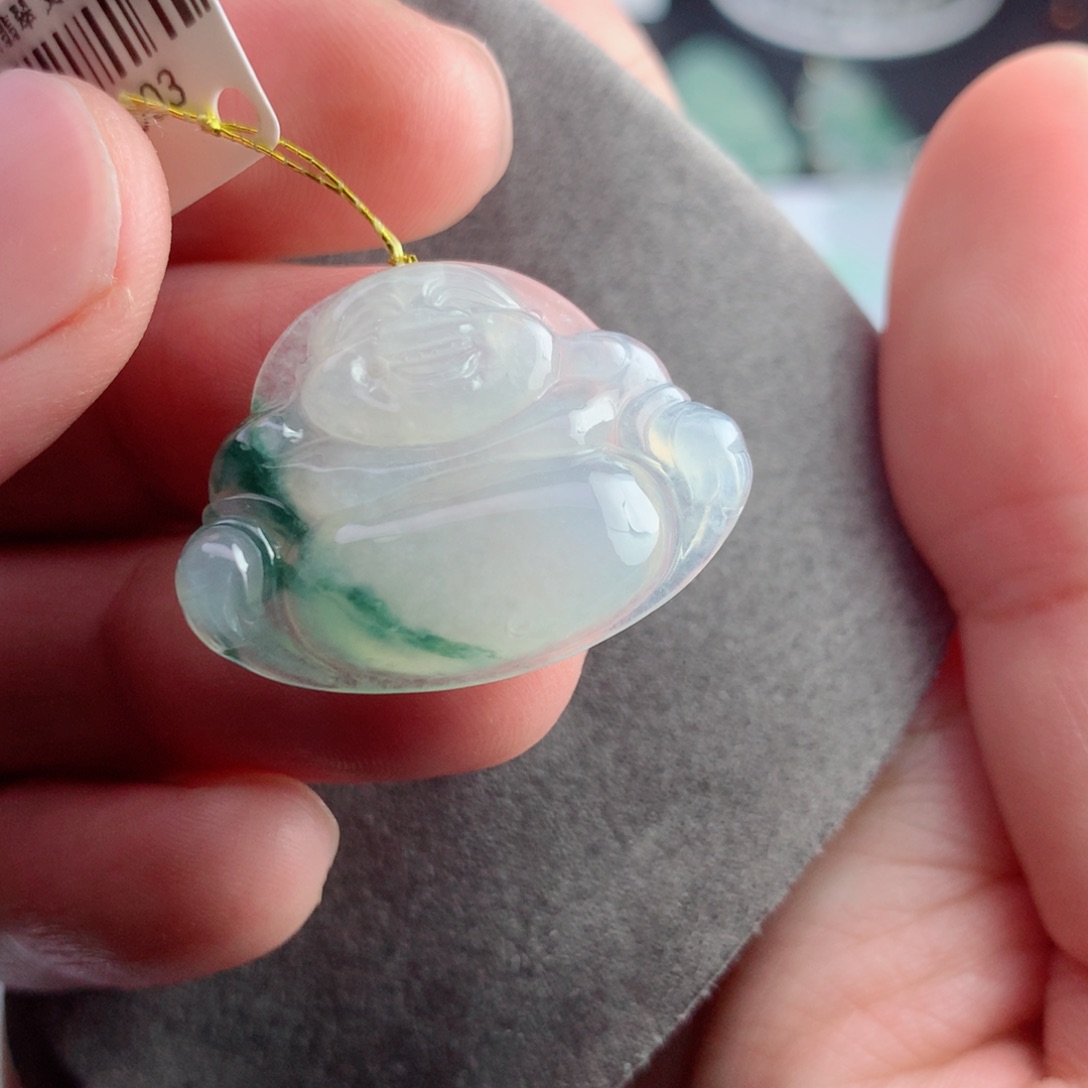 颈饰未镶嵌翡翠佛公