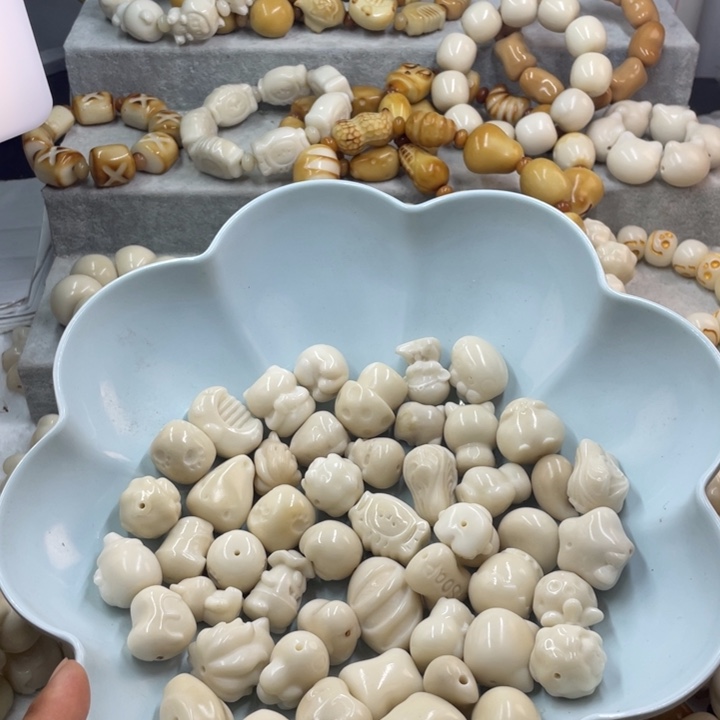 吊坠菩提根/象牙果全品象牙果白色五颗