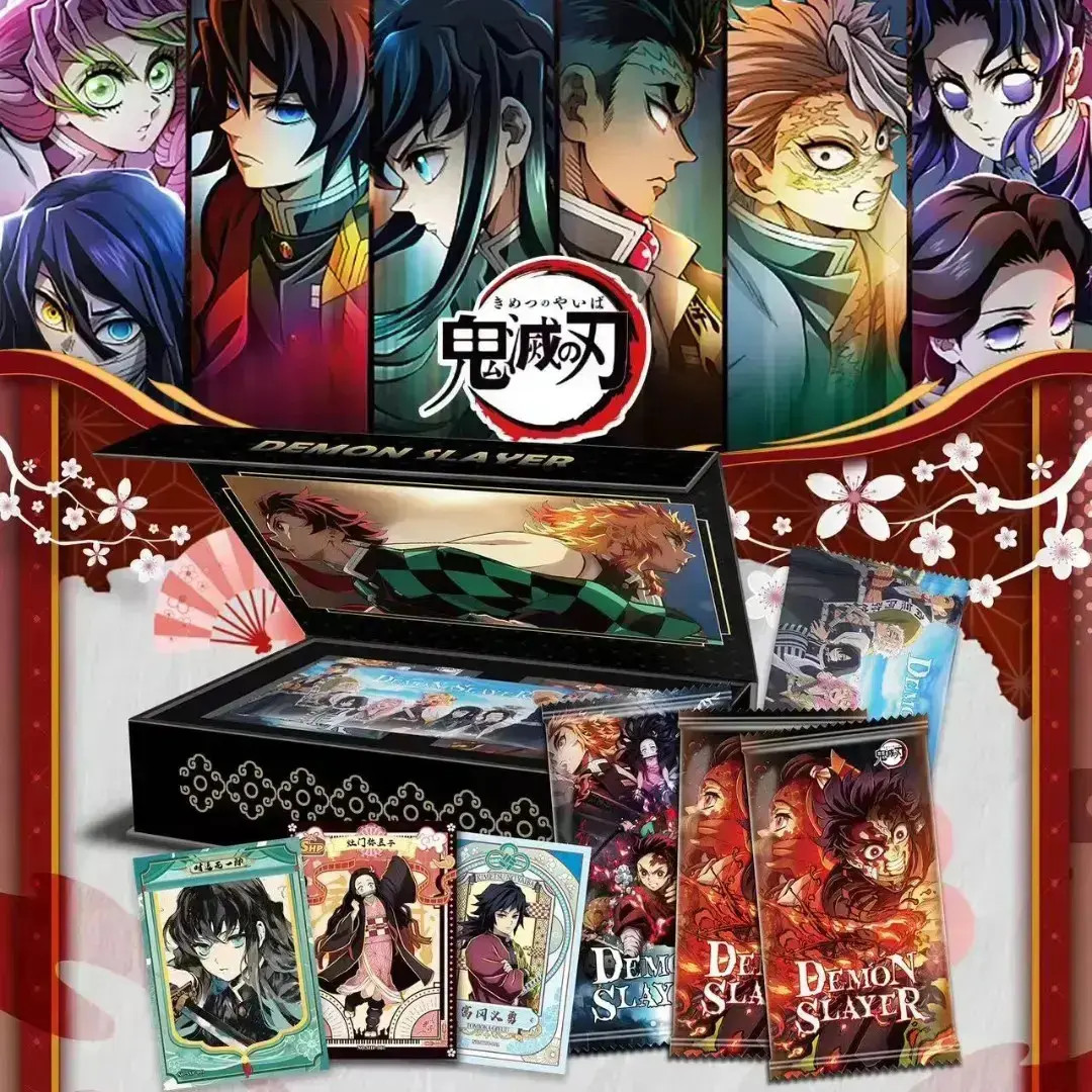 A【无限爽吃】卡潮町《鬼灭之刃》 国卡二创 收藏卡牌盲盒（默认代拆）