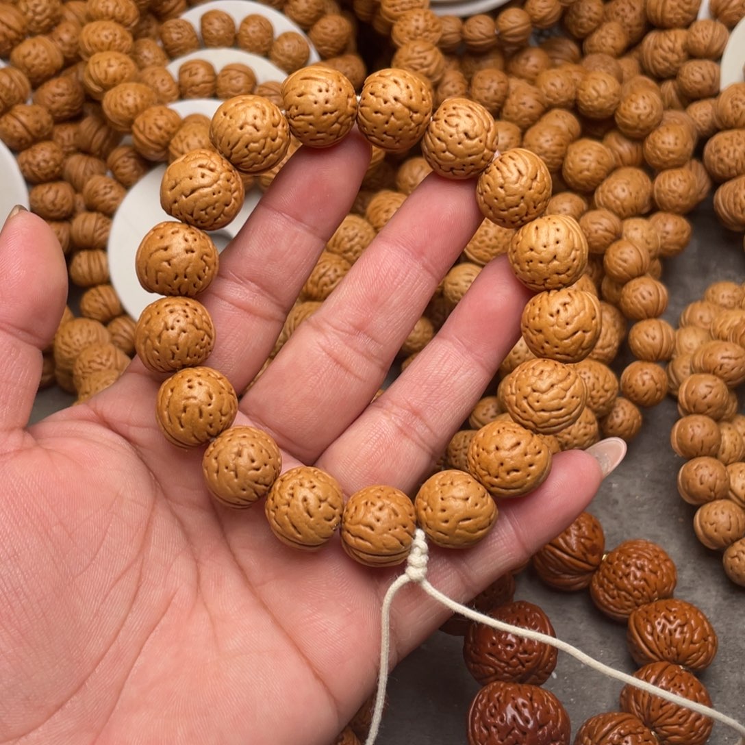 放***下桃核手串桃核金丹闪98