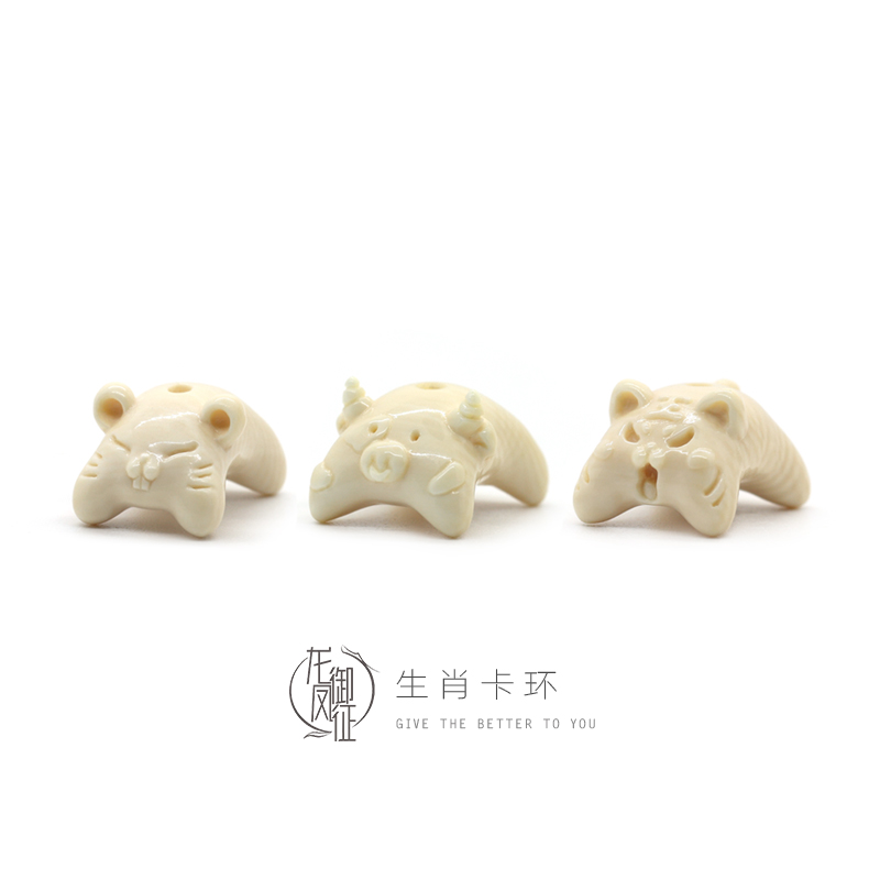 生肖卡子 | 猛犸十二生肖卡子本命年DIY配件配饰可爱小件