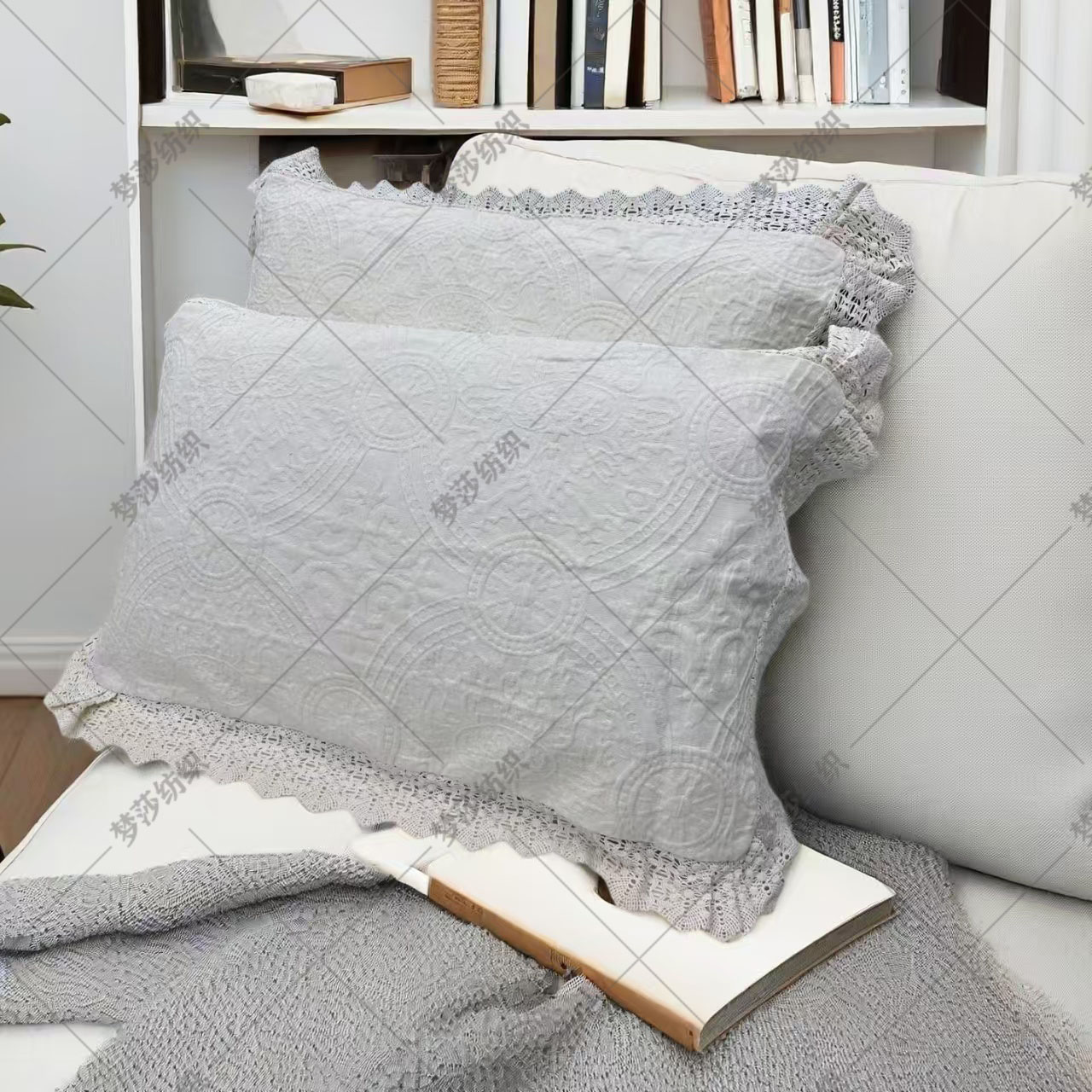 【原装正品】罗布麻贵族枕套一对50cm*80cm-忆香园