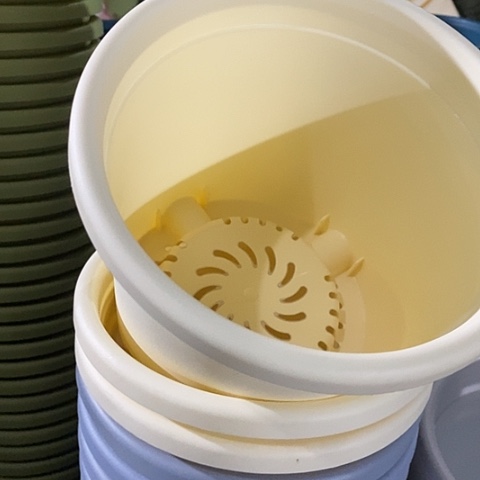 树脂四季2号米黄带托12套