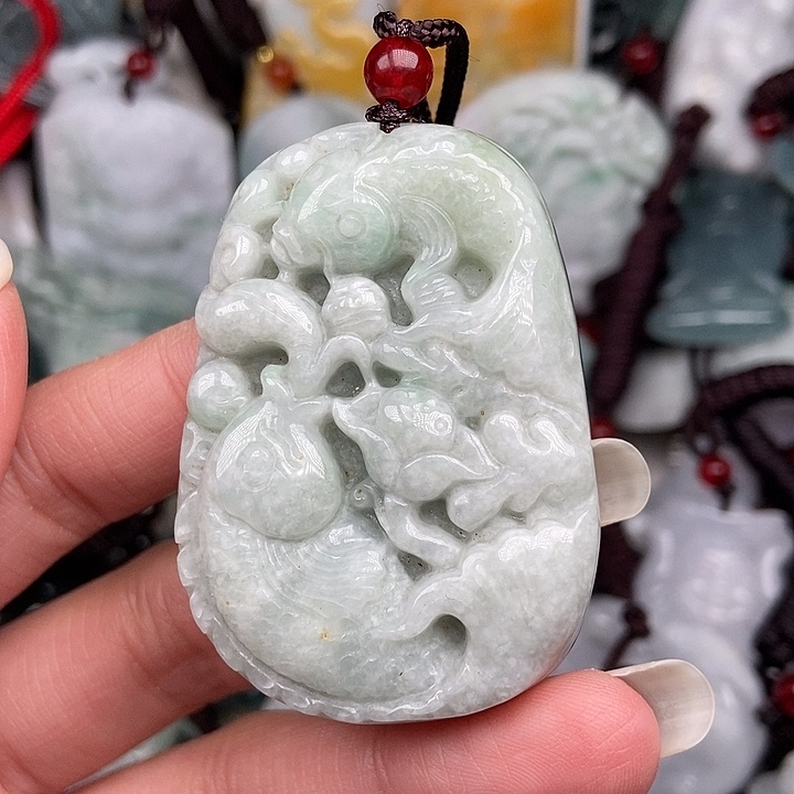 颈饰未镶嵌翡翠翡翠