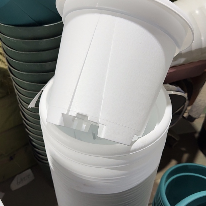 青山6#口径32白色5个缺口无托