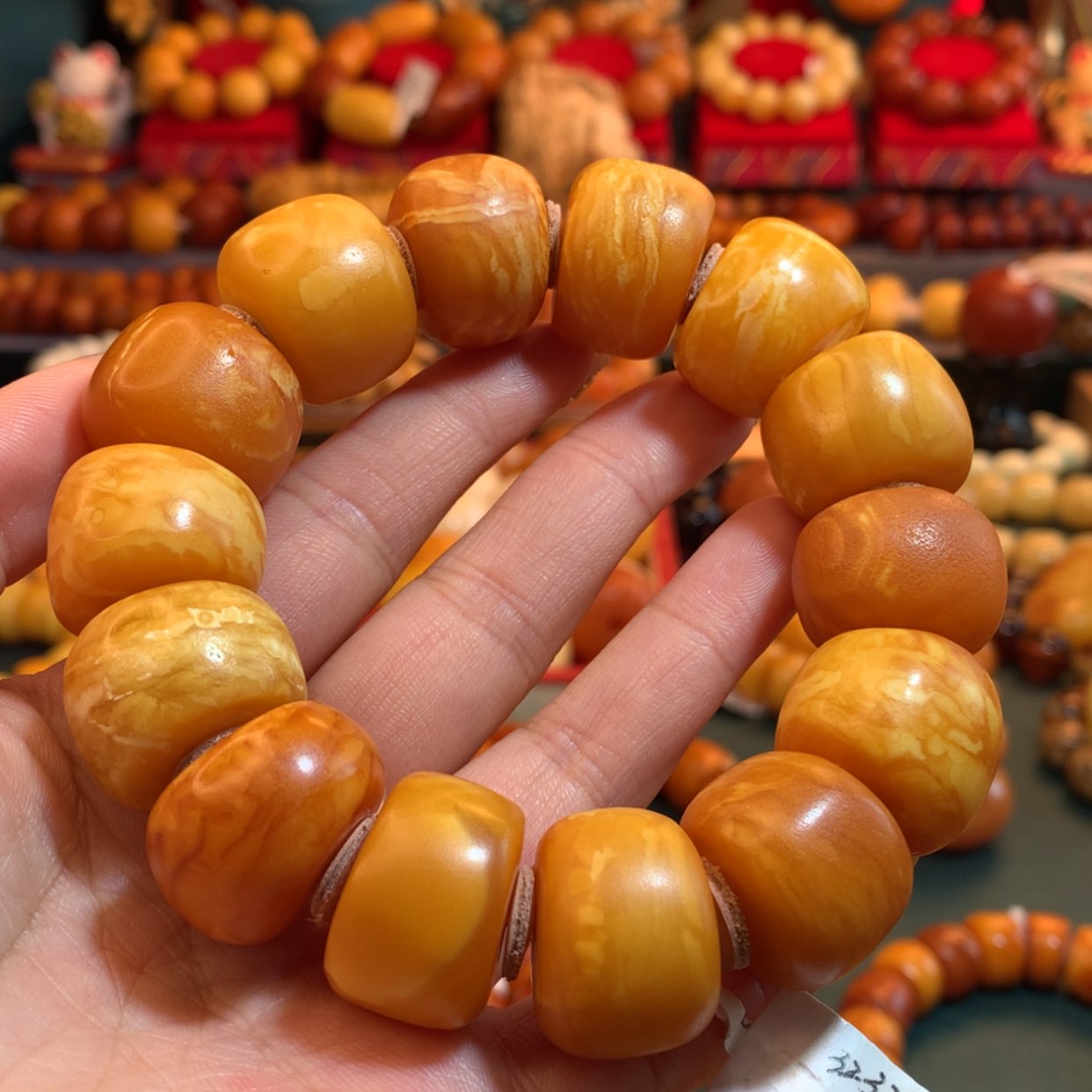【闪购商品】蜜蜡手串未镶嵌蜜蜡手串