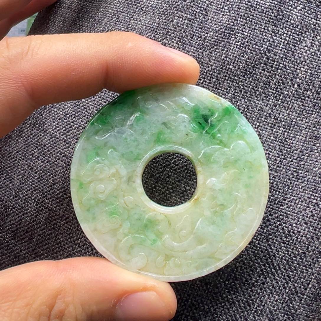 翡翠未镶嵌颈饰77777